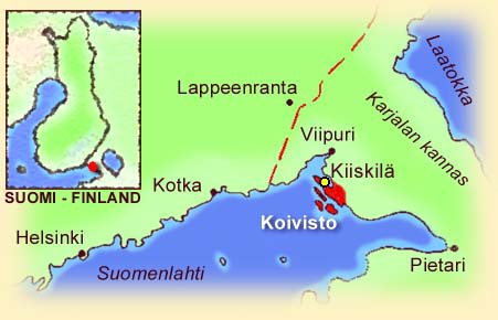 Kiiskil�n sijainti